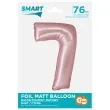 balon foliowy cyfra 7 rozowy matowy godan 30 dgt