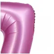balon foliowy cyfra 7 rozowy satynowy godan 30 dgt