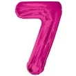 balon foliowy cyfra 7 rozowy unique 34 dgt