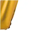 balon foliowy cyfra 7 satynowa zloty godan 14 dgt