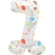 balon foliowy cyfra 7 stojaca party folat 17 dgt
