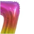 balon foliowy cyfra 7 stojaca teczowy godan 15 dgt