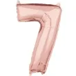 balon foliowy cyfra 7 szampanski amscan 26 dgt
