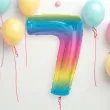 balon foliowy cyfra 7 teczowy godan 36 dgt