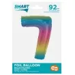balon foliowy cyfra 7 teczowy godan 36 dgt