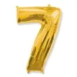 balon foliowy cyfra 7 zloty flexmetal 34 dgt