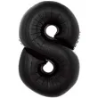 balon foliowy cyfra 8 beauty and charm czarny godan 36 dgt