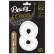 balon foliowy cyfra 8 bialy godan 36 dgt