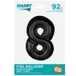 balon foliowy cyfra 8 czarny godan 36 dgt