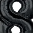 balon foliowy cyfra 8 czarny godan 36 dgt
