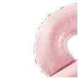 balon foliowy cyfra 8 dekoracja na urodziny rozowy matowy 34 dgt