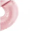 balon foliowy cyfra 8 dekoracja na urodziny rozowy matowy 34 dgt