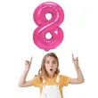 balon foliowy cyfra 8 fuksja partypal 16 dgt