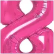 balon foliowy cyfra 8 fuksja partypal 16 dgt