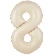 balon foliowy cyfra 8 kremowy 39 dgt