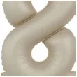 balon foliowy cyfra 8 mat stojaca kremowe latte folat 28 dgt