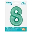 balon foliowy cyfra 8 mietowy matowy godan 30 dgt