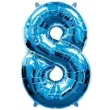 balon foliowy cyfra 8 niebieski flexmetal 34 dgt