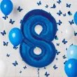 balon foliowy cyfra 8 niebieski godan 36 dgt