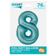 balon foliowy cyfra 8 niebieski matowy godan 30 dgt