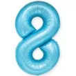 balon foliowy cyfra 8 niebieski partypal 39 dgt