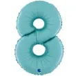 balon foliowy cyfra 8 niebieski pastel grabo 26 dgt