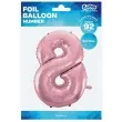 balon foliowy cyfra 8 rozowy jasny godan 45 dgt