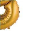 balon foliowy cyfra 8 satynowa zloty godan 14 dgt