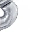 balon foliowy cyfra 8 srebrny partydeco 34 dgt