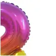 balon foliowy cyfra 8 stojaca teczowy godan 15 dgt