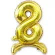 balon foliowy cyfra 8 stojaca zloty dekoracjepolska 15 dgt