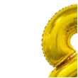 balon foliowy cyfra 8 stojaca zloty godan 29 dgt
