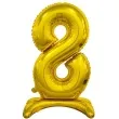 balon foliowy cyfra 8 stojaca zloty godan 29 dgt