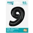 balon foliowy cyfra 9 czarny godan 36 dgt