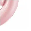 balon foliowy cyfra 9 dekoracja na urodziny rozowy matowy 34 dgt