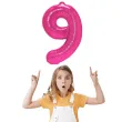 balon foliowy cyfra 9 fuksja partypal 16 dgt