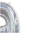 balon foliowy cyfra 9 holograficzna srebrny partypal 40 dgt
