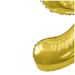 balon foliowy cyfra 9 jasnozloty partydeco 34 dgt
