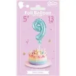 balon foliowy cyfra 9 micro blekitny godan 5 dgt