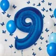 balon foliowy cyfra 9 niebieski godan 36 dgt