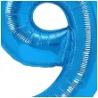 balon foliowy cyfra 9 niebieski partypal 16 dgt
