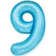 balon foliowy cyfra 9 niebieski partypal 39 dgt