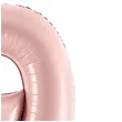 balon foliowy cyfra 9 pastel rozowy jasny partydeco 34 dgt