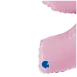 balon foliowy cyfra 9 rozowy pastel grabo 26 dgt