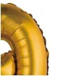balon foliowy cyfra 9 satynowa zloty godan 14 dgt