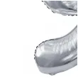 balon foliowy cyfra 9 srebrny partydeco 34 dgt