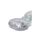 balon foliowy cyfra 9 stojaca srebrny holograficzny godan 28 dgt