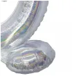 balon foliowy cyfra 9 stojaca srebrny holograficzny godan 28 dgt