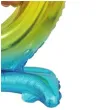 balon foliowy cyfra 9 stojaca teczowy godan 15 dgt