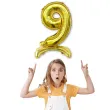 balon foliowy cyfra 9 stojaca zloty dekoracjepolska 15 dgt